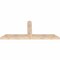 Ekena Millwork Portland Smooth Timber Gable Bracket, Douglas Fir, 72"W x 30"H x 3 1/2"D x 5 1/2"F, 10/12 Pitch GBW072X30X0406POR00SDF - alternate 4